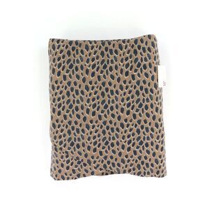 SO Mini Wrap‎ Skirt Womens Size M Brown Animal Print Elastic Waist Stretch NWT